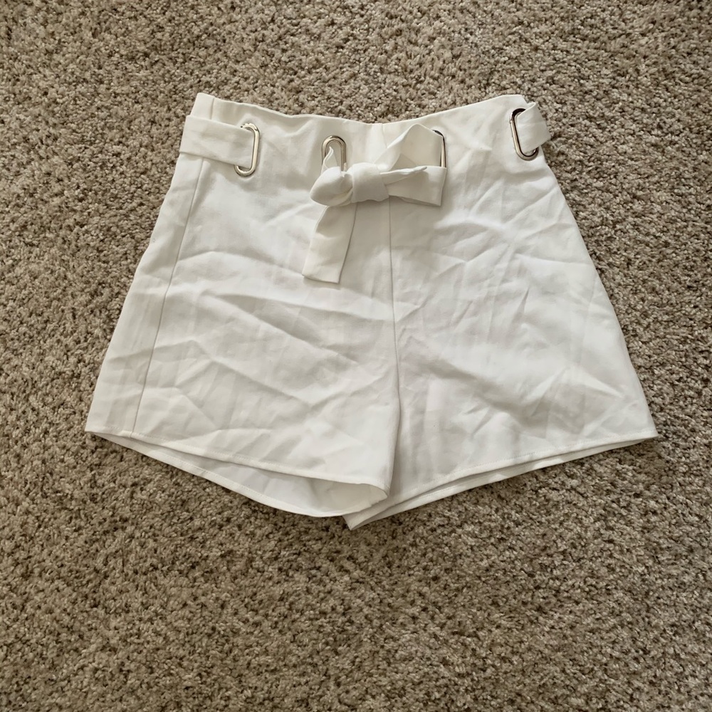 White Dress Shorts